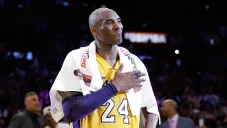 Kobe Bryant durante un partido con los Lakers