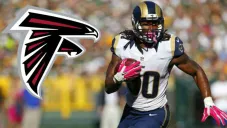 Todd Gurley jugando con Los Angeles Rams