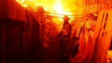 Central de Abasto incendiada