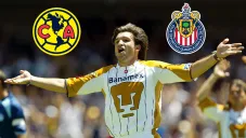 El Kikín Fonseca en un partido con Pumas