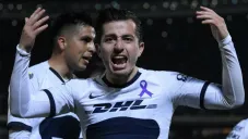 Alan Mozo durante un partido de los Pumas