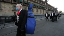 Mariachis en las calles del centro histórico