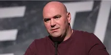 Dana White en una conferencia de prensa
