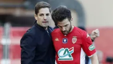 Cecs Fábregas durante un duelo con el Mónaco