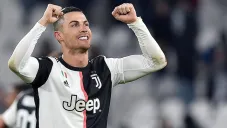 Cristiano Ronaldo celebra una anotación con la Juventus