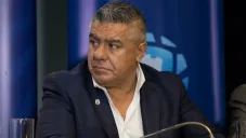 Claudio 'Chiqui' Tapia en conferencia