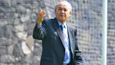 Billy Álvarez, en una de sus visitas a La Noria