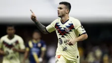 Nico Benedetti durante un juego del América