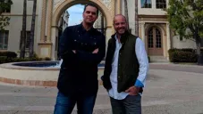 Christian Martinoli y Luis García en sus vacaciones