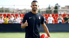 Yangel Herrera durante su presentación con Granada