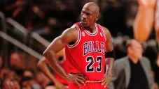 Michael Jordan, en un juego de los Bulls