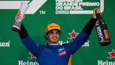 Carlos Sainz tras un Gran Premio de Fórmula 1