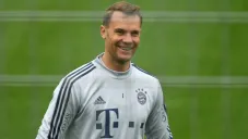 Neuer en entrenamiento con Bayern