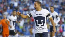 Marcelo Díaz durante un juego de Pumas