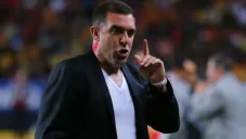 Pablo Guede durante partido contra América