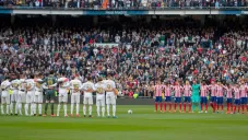 Minuto de silencio en un Real Madrid contra Atlético