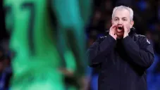 Javier Aguirre durante un partido del Leganés