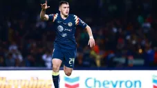 Federico Viñas en celebración con América