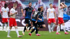 Leipzig dejó vivo al Paderborn, que rescató el empate al 90