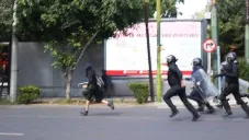 Policías agredieron manifestantes en CDMX