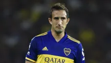 Carlos Izquierdoz en partido con Boca Juniors
