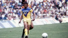 Cesilio de los Santos en su paso por América