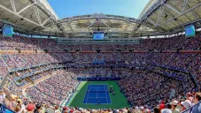 Panorámica en la cancha del US Open
