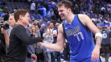 Mark Cuban y Luka Doncic