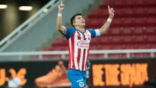 Jesús Molina durante un partido con Chivas