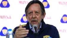 Leopoldo Silva, durante una conferencia de prensa