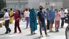 Habitantes de la CDMX salieron de sus hogares al sentir el sismo