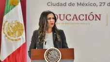 Ana Guevara durante un evento de Conade
