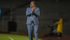 Miguel Herrera en el partido contra Toluca