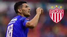 Passerini en partido con Cruz Azul