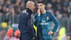 Zidane y Cristiano Ronaldo con el Real Madrid