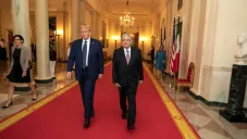 AMLO junto a Donald Trump en Estados Unidos