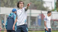 Shaggy Martínez durante un entrenamiento con Cruz Azul