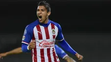 Ángel Zaldívar festeja su anotación en el Clásico Nacional