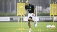 Arjen Robben en pruebas físicas