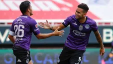 Jugadores de Mazatlán FC en celebración