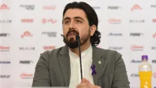 Amaury Vergara en conferencia de prensa