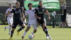 Rodolfo Pizarro en acción con el Inter Miami