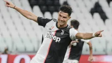 Cristiano Ronaldo celebrando su anotación con la Juventus