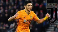 Jiménez en celebración de gol