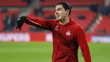 Erick Gutiérrez previo a un partido con el PSV