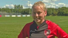 Ellen Fokkema, durante una entrevista