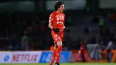 Acevedo en partido con Santos