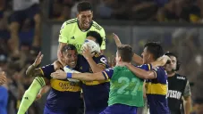 Boca Juniors en festejo de gol