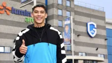 Gerardo Arteaga en las instalaciones del Genk