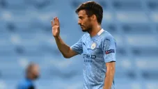 David Silva en acción con Manchster City